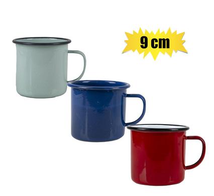 MUG ENAMEL 9cm HIGH