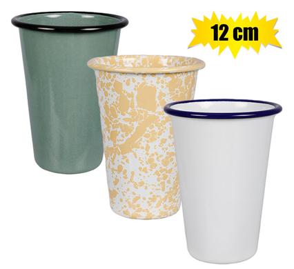 TUMBLER ENAMEL 12cm TALL