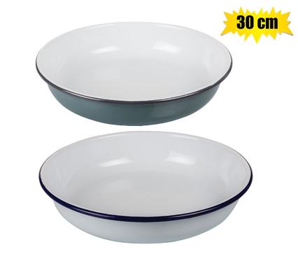 PLATE ENAMEL 30cm PASTA