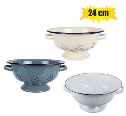 COLANDER ENAMEL 24cm