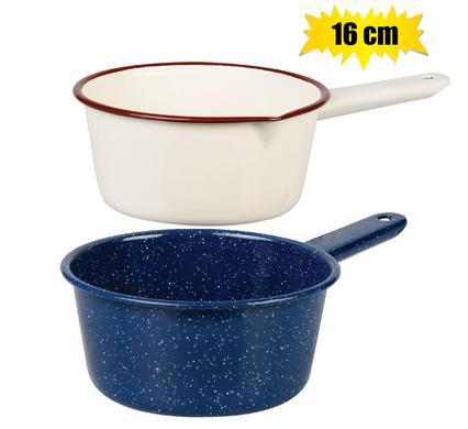 SAUCE PAN 16cm ENAMEL MILK-PAN