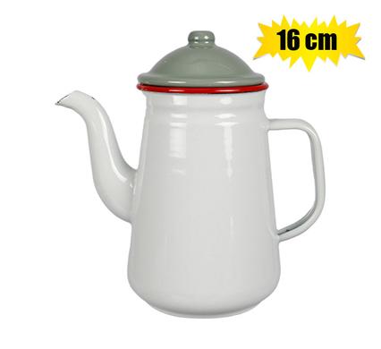 COFFEE POT ENAMEL 16cm GOOSE NECK SPOUT