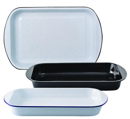 LASAGNE PAN ENAMEL 46x28cm