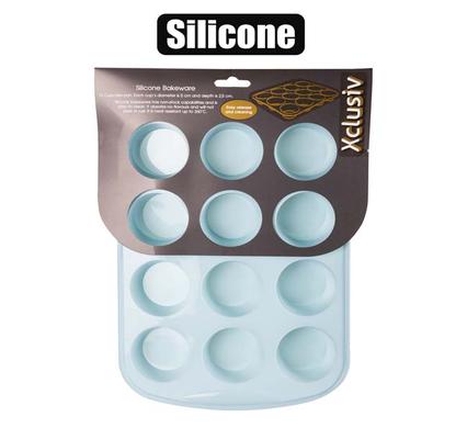 BAKEWARE SILICONE CUP-CAKE PAN 12-HOLE X