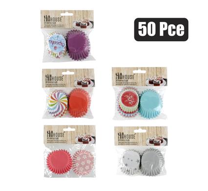 BAKING-CUP PAPER CUPCAKE 50PCE HILLHOUSE