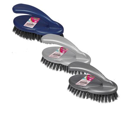 SCRUBBING BRUSH PLASTIC BACK ZEPLIN