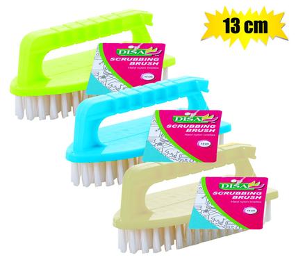 SCRUBBING BRUSH PLASTIC BACK 13cm IRON