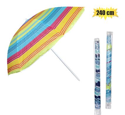 UMBRELLA-BEACH 240cm DIAM THICK RIB