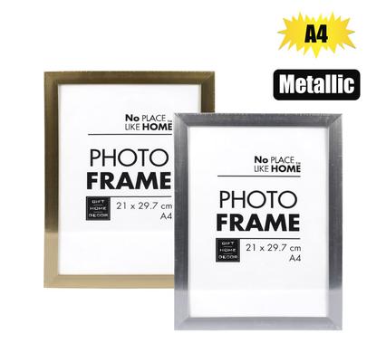 PICTURE-FRAME PL METALLIC A4 CERT ASSTD
