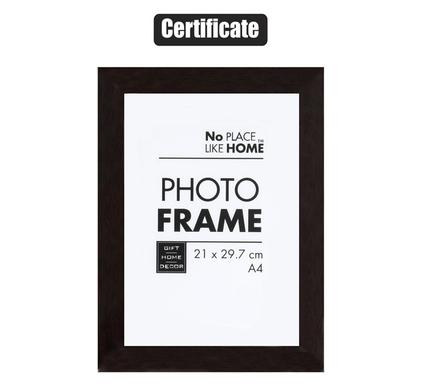 PICTURE-FRAME CERTIFICATE PL MAHOGANY