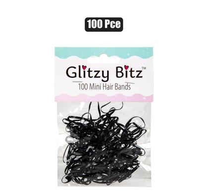 HAIR BAND ELASTIC 100PC MINI