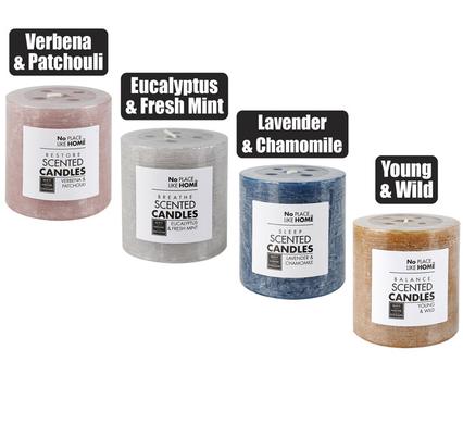 CANDLE PILLAR ROUND 6.8x7 REVIVE ASSTD