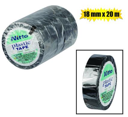 INS-TAPE NITTO BLACK 19mmx20m
