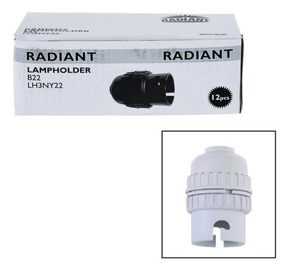 LAMP-HOLDER CORDGRIP WHITE BULK