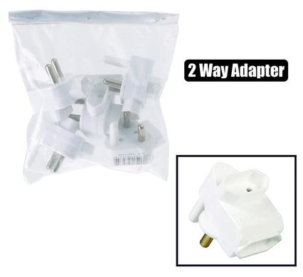 PLUG-ADAPTOR 2x2PIN EURO