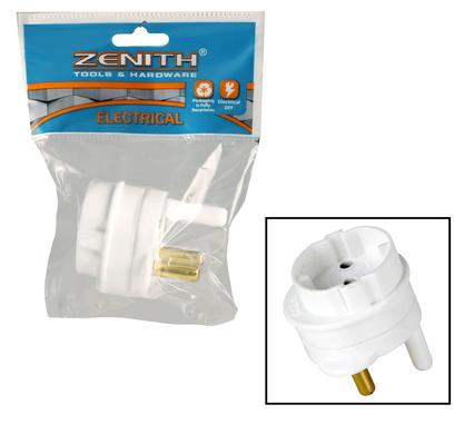 PLUG EURODAPTOR 2-PIN ZENITH