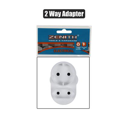 PLUG-ADAPTOR EURO 1xSHUKO 1x5AMP ZENITH