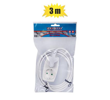 EXTENSION-CORD 3m 1x16A+1xSHUKO ZENITH