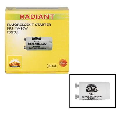 FLUORESCENT-STARTER 4-80WATT BULK