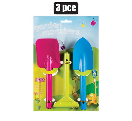GARDEN KIDS TOOL SET 3PCE 200mm