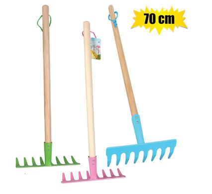 GARDEN KIDS RAKE METAL 70cm ASSTD