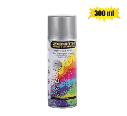SPRAY-PAINT ZENITH 300ml NET BR-SILVER