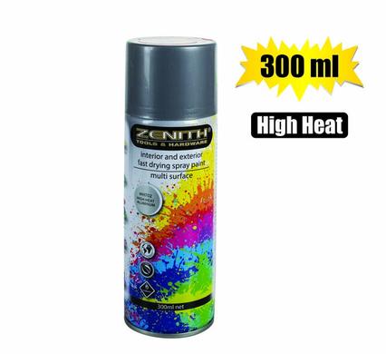 SPRAY-PAINT ZENITH 300ml NET H-HEAT ALUM