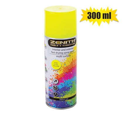 SPRAY-PAINT ZENITH 300ml NET FLR-YELLOW