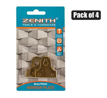 MIRROR-PLATE BRASS-PL CARD-4