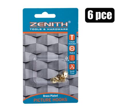 PICTURE-HOOK TRIANGULAR BP #00 6PCE