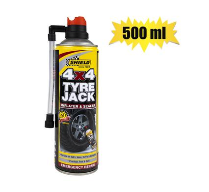 SHIELD TYRE-JACK INFLATER 4x4 500ml