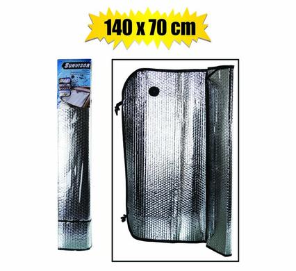 CAR SUN-SHIELD ALUM-FOIL 140x70cm