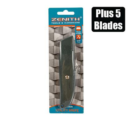 KNIFE TRIMMING RETRACTABLE 5-BLADE ZENIT