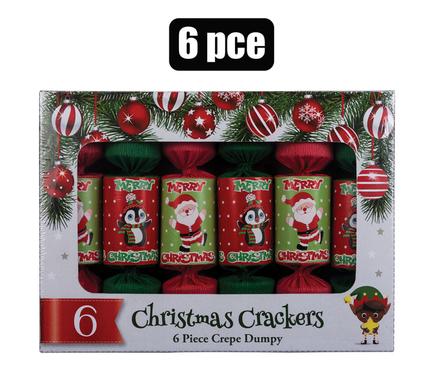 XMAS CRACKERS DUMPY 6PC