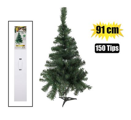 XMAS TREE 91cm GREEN (150 TIPS) PREMIUM