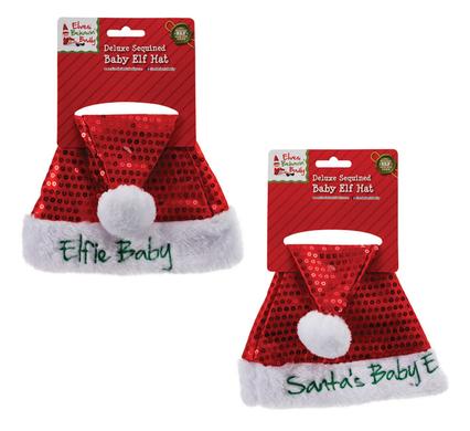 XMAS ELF DRESS UP BABY HAT