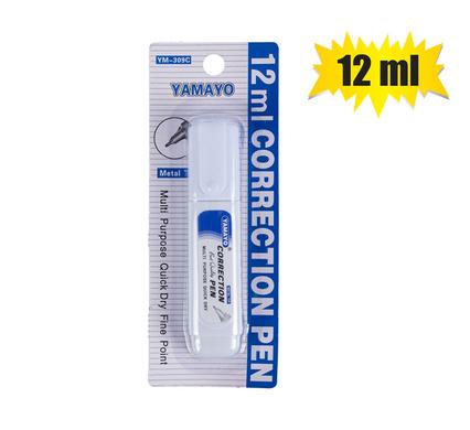 CORRECTION FLUID PEN YAMAYO MTL TIP 12ml