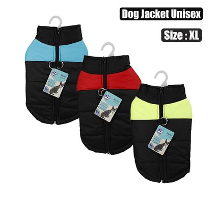 PET DOG JACKET WITH ZIP UNISEX-XL