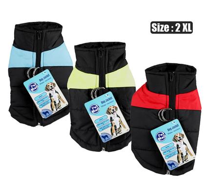 PET DOG JACKET WITH ZIP UNISEX-2XL