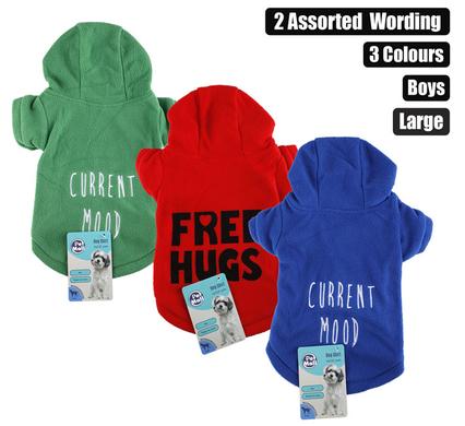 PET DOG SHIRT WINTER BOY-LARGE