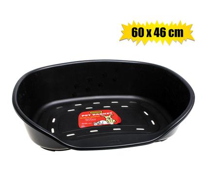 PET BED PLASTIC MEDIUM 61x46x18.5cm