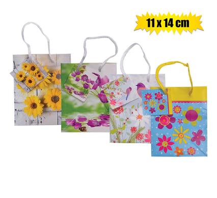 GIFT-BAG PAPER SML 11x14cm EVERYDAY FLWR