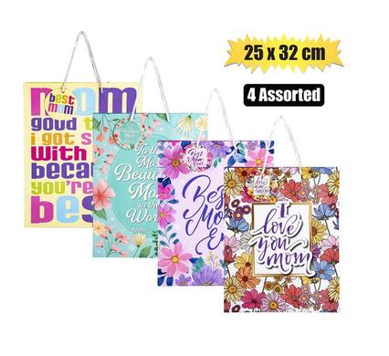 GIFT-BAG DESIGNER LRG 25x32cm MOM