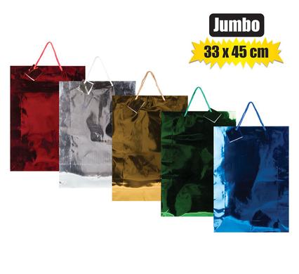 GIFT-BAG METALLIC PAPER JMB 33x45cm SOL