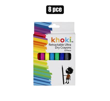 ART+CRAFT CRAYONS ULTRA SOFT WAX 8PCE