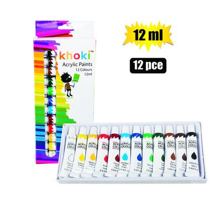 ART+CRAFT PAINT ACRYLIC SET TUBE 12ml