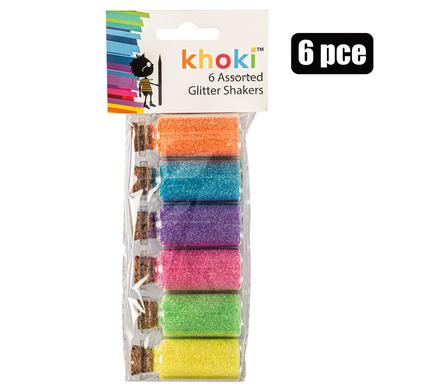 ART+CRAFT GLITTER 6PCE GLASS