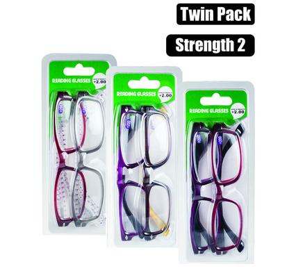 READING GLASS TWIN PACKS STRNGTH:2