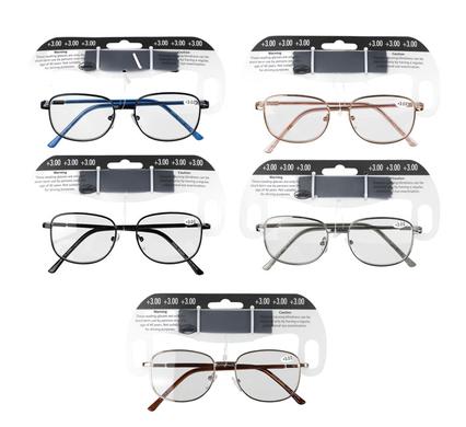 READING GLASS METAL ASSTD STRENGTH:3