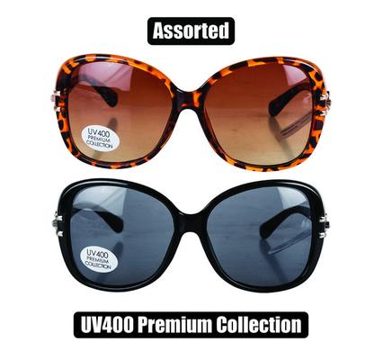 SUNGLASS PRE/LDS RND OVERSIZED CLASSIC
